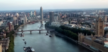 Thames River from London Eye